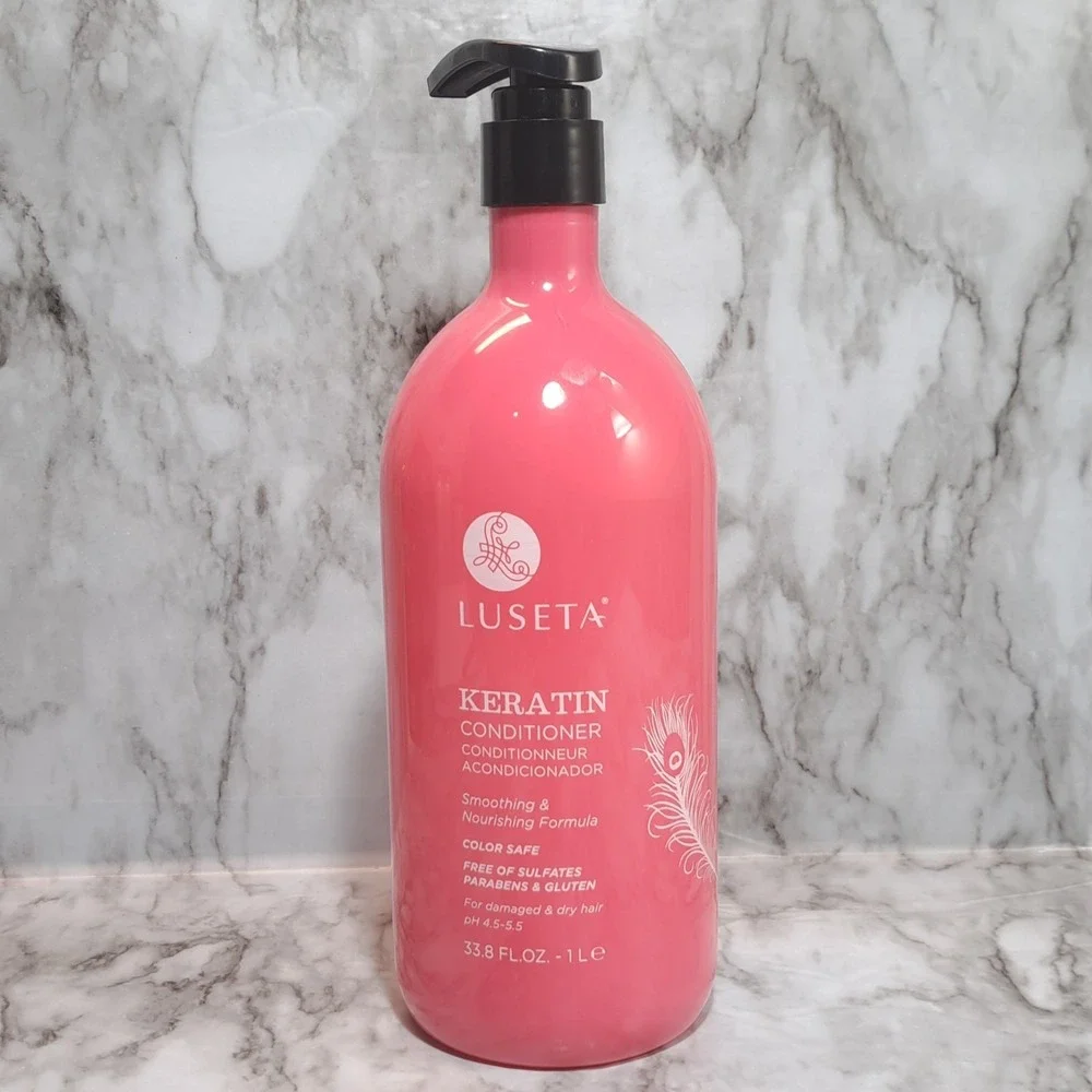 LUSETA KERATIN CONDITIONER Smoothing & Nourishing Formula 33.8 fl oz‎ Color Safe